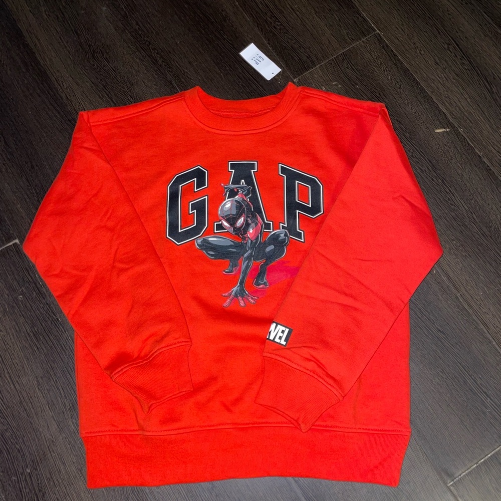 GAP Red Marvel Crewneck Sweater